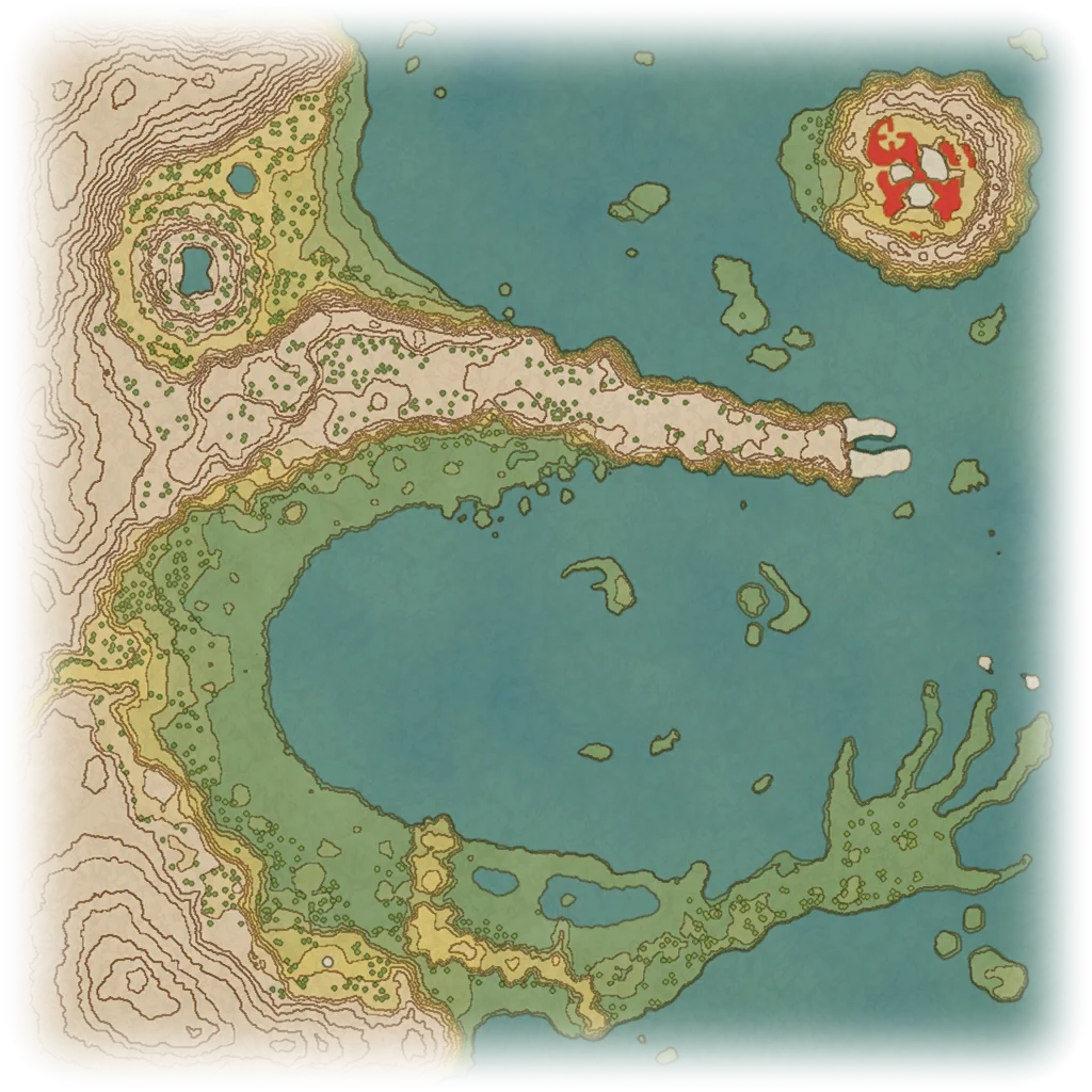 Mapa de Cobalt Coastlands